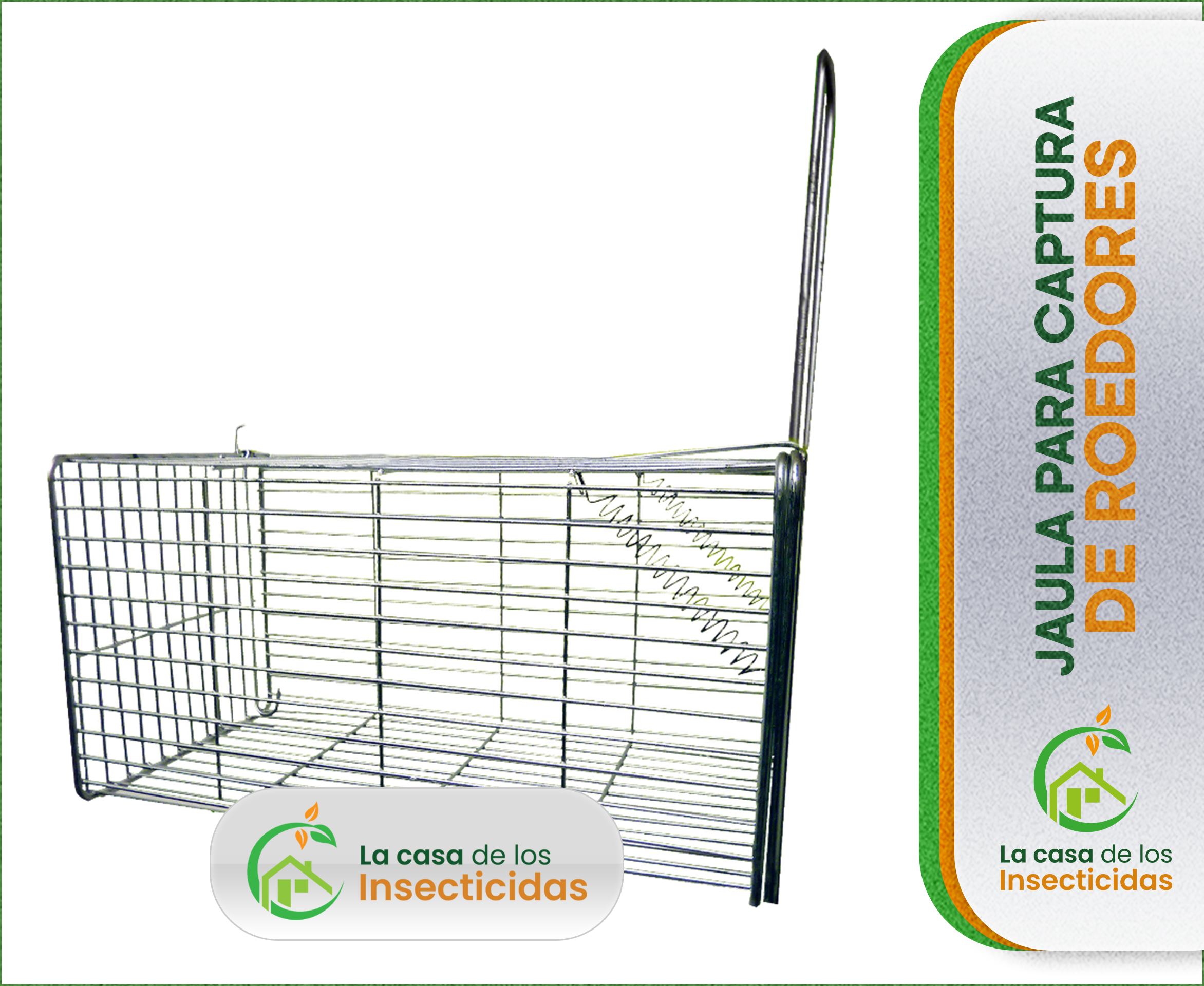 Jaula para captura de roedores control de plagas.